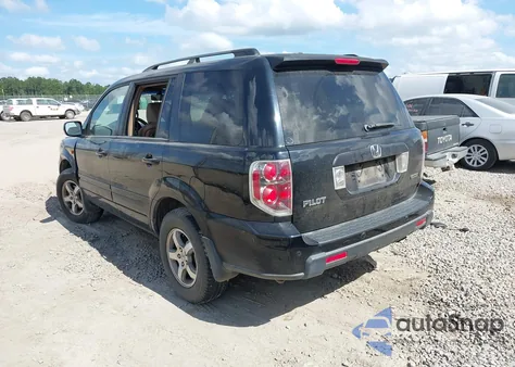 2006 Honda Pilot Ex-L из США, поврежденный, VIN 2HKYF18696H560224